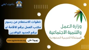 رسوم مكتب العمل