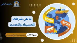 ما هي شركات الاستيراد والتصدير
