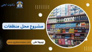 مشروع محل منظفات