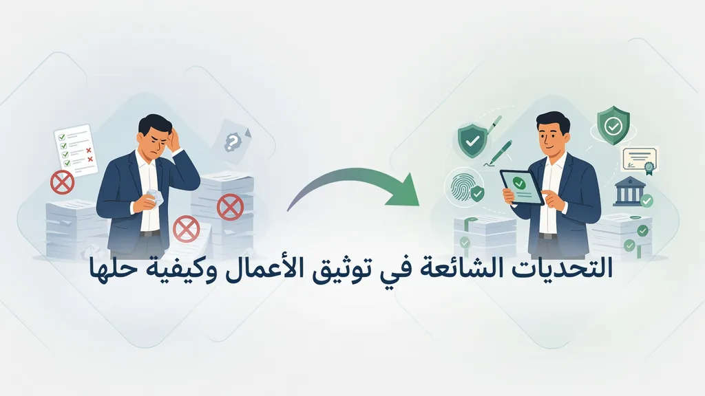 التحديات الشائعة في توثيق الأعمال وكيفية حلها image 3